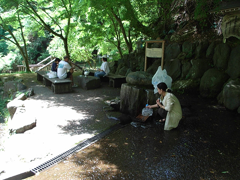 水量豊かな森の泉～葛葉の泉～