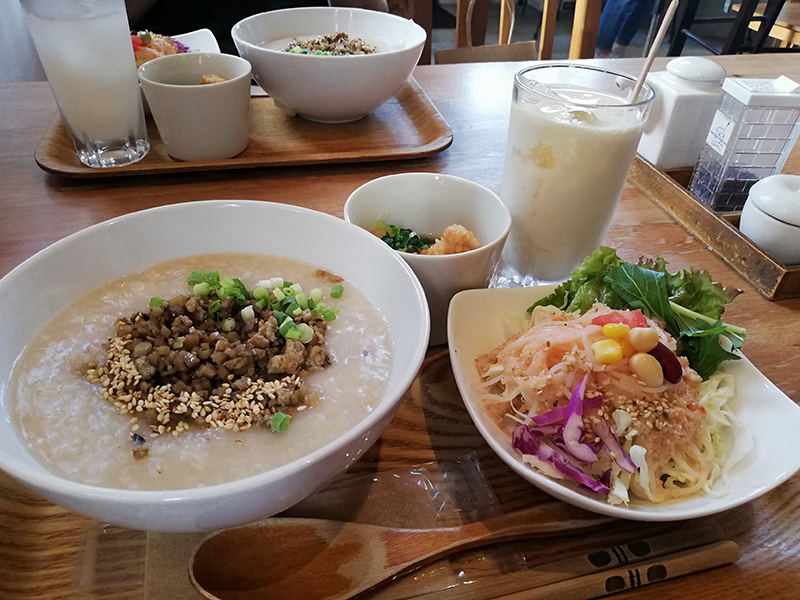 お粥で養生ランチ