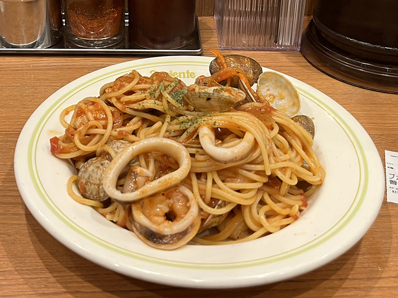 回転の早いスパゲッティ