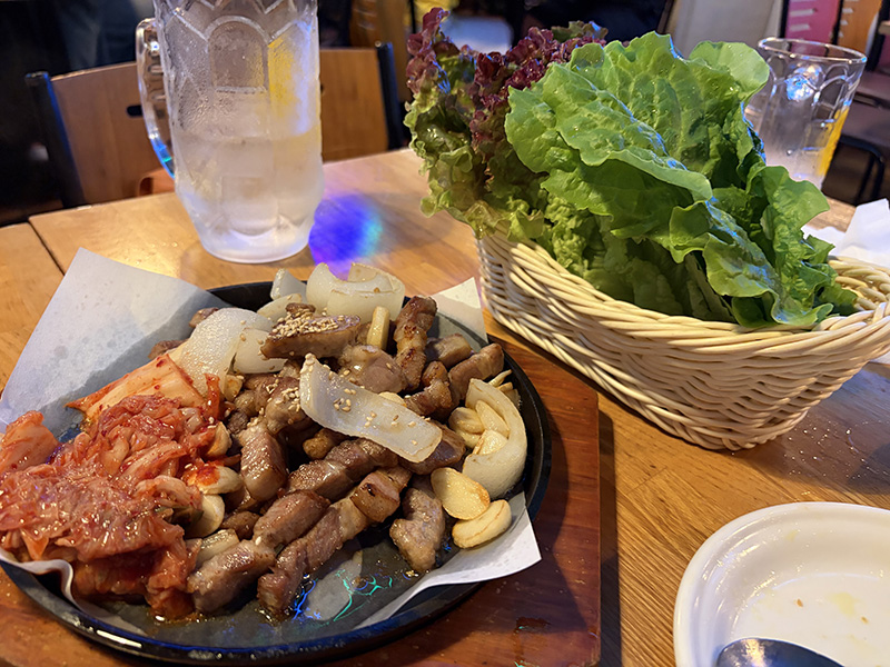 お腹いっぱい！韓国料理