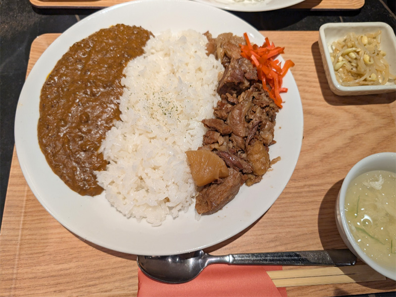 大満足焼肉屋のランチ
